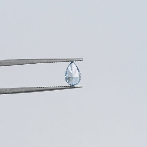 Blue Pear Shape Lab Loose Diamond