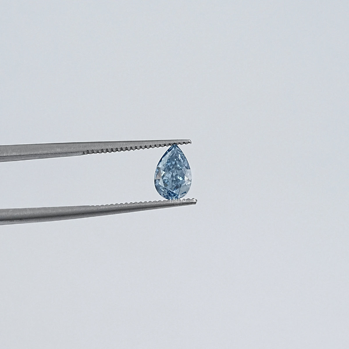 Blue Pear Shape Lab Loose Diamond Loose Diamond