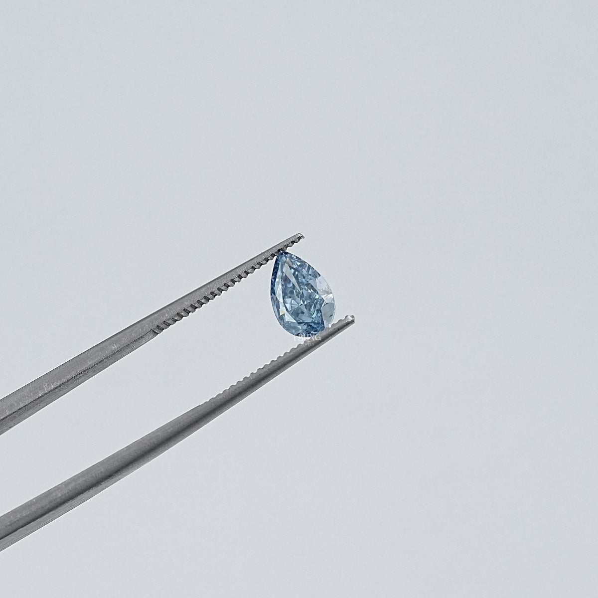 Blue Pear Shape Lab Loose Diamond Loose Diamond