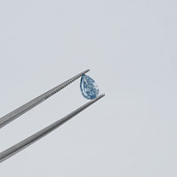 Blue Pear Shape Lab Loose Diamond