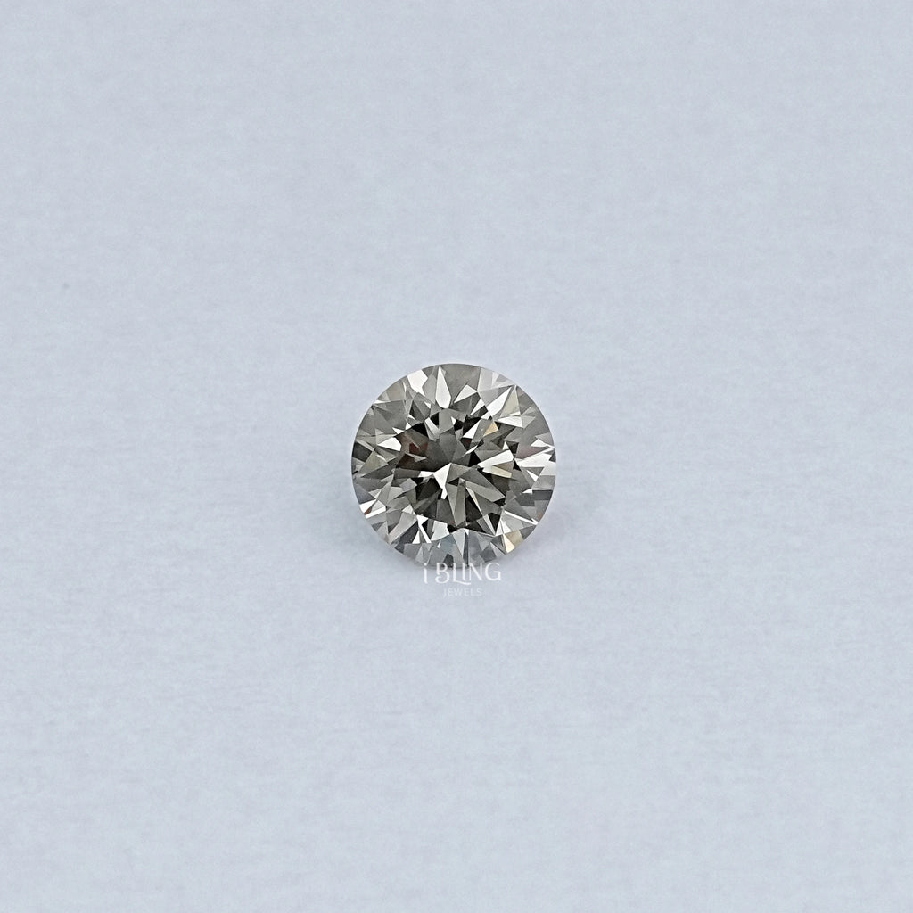 Fancy Olive Round Cut Lab Loose Diamond