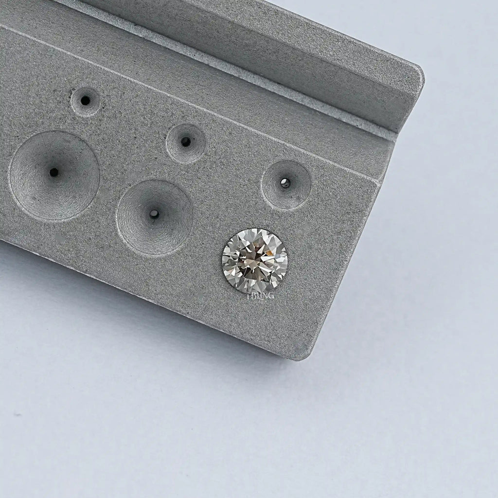 Fancy Olive Round Cut Lab Loose Diamond