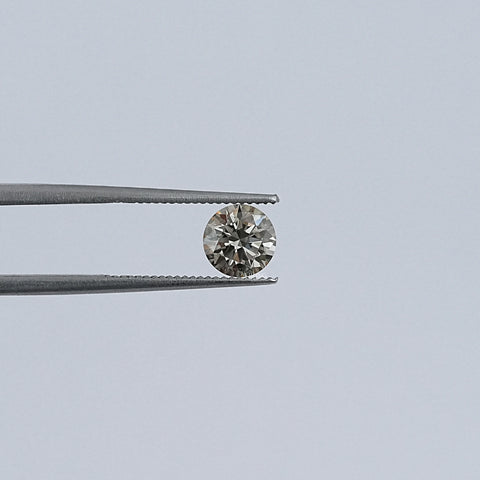 Fancy Olive Round Cut Lab Loose Diamond