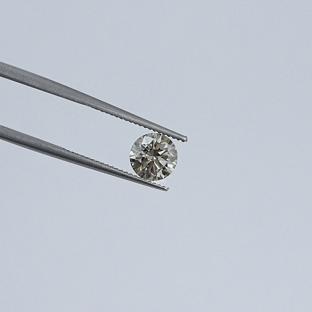 Fancy Olive Round Cut Lab Loose Diamond