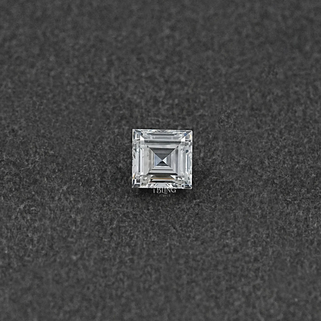 Carre Cut Lab Grown Loose Diamond