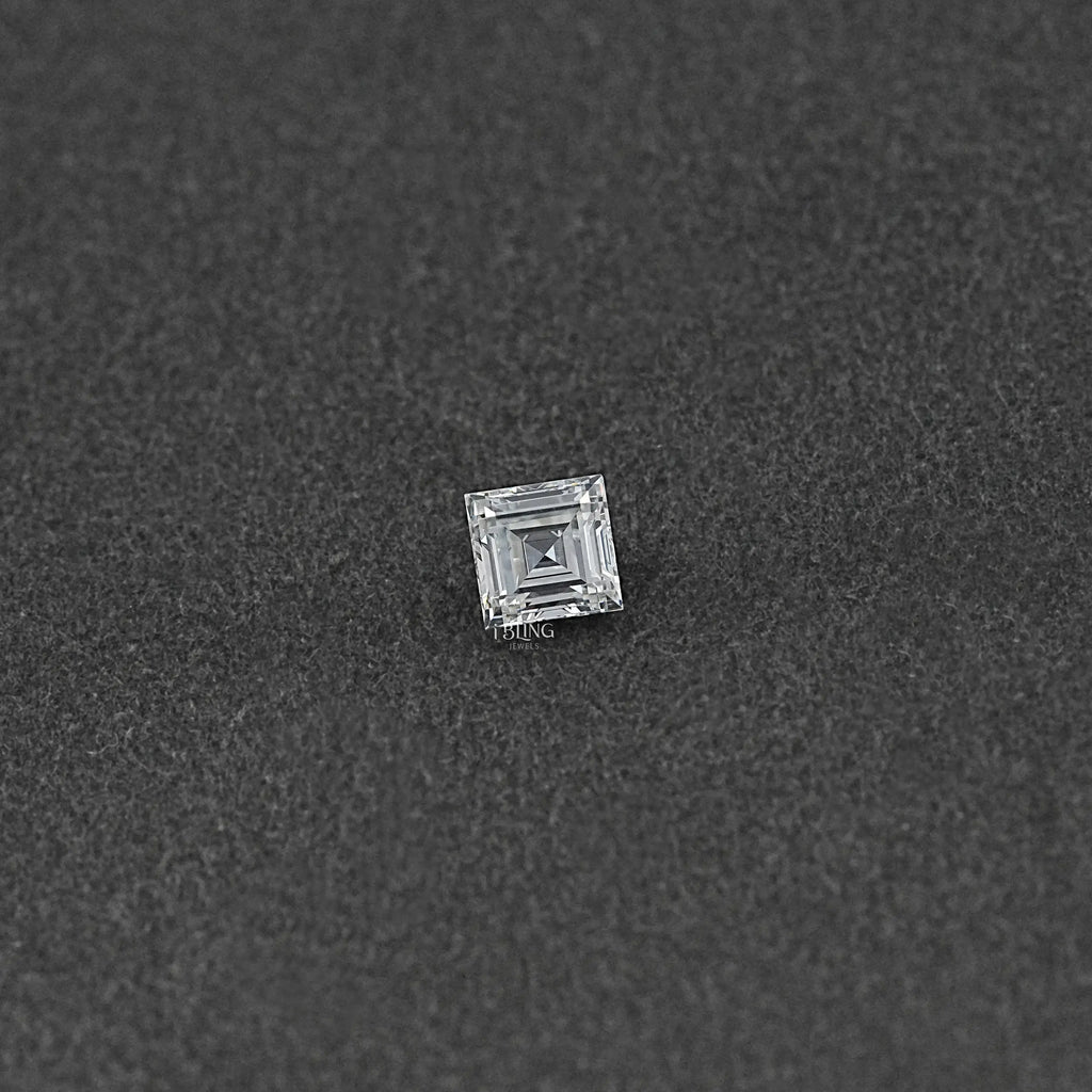 Carre Cut Lab Grown Loose Diamond