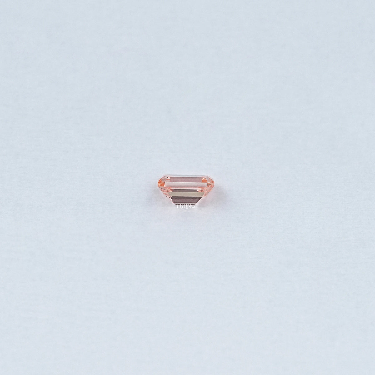 Pink Emerald Cut Lab Grown Loose Diamond