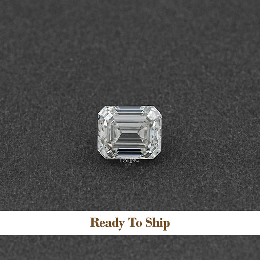 5.90 CT Emerald Cut Lab Grown Diamond Loose Loose Diamond
