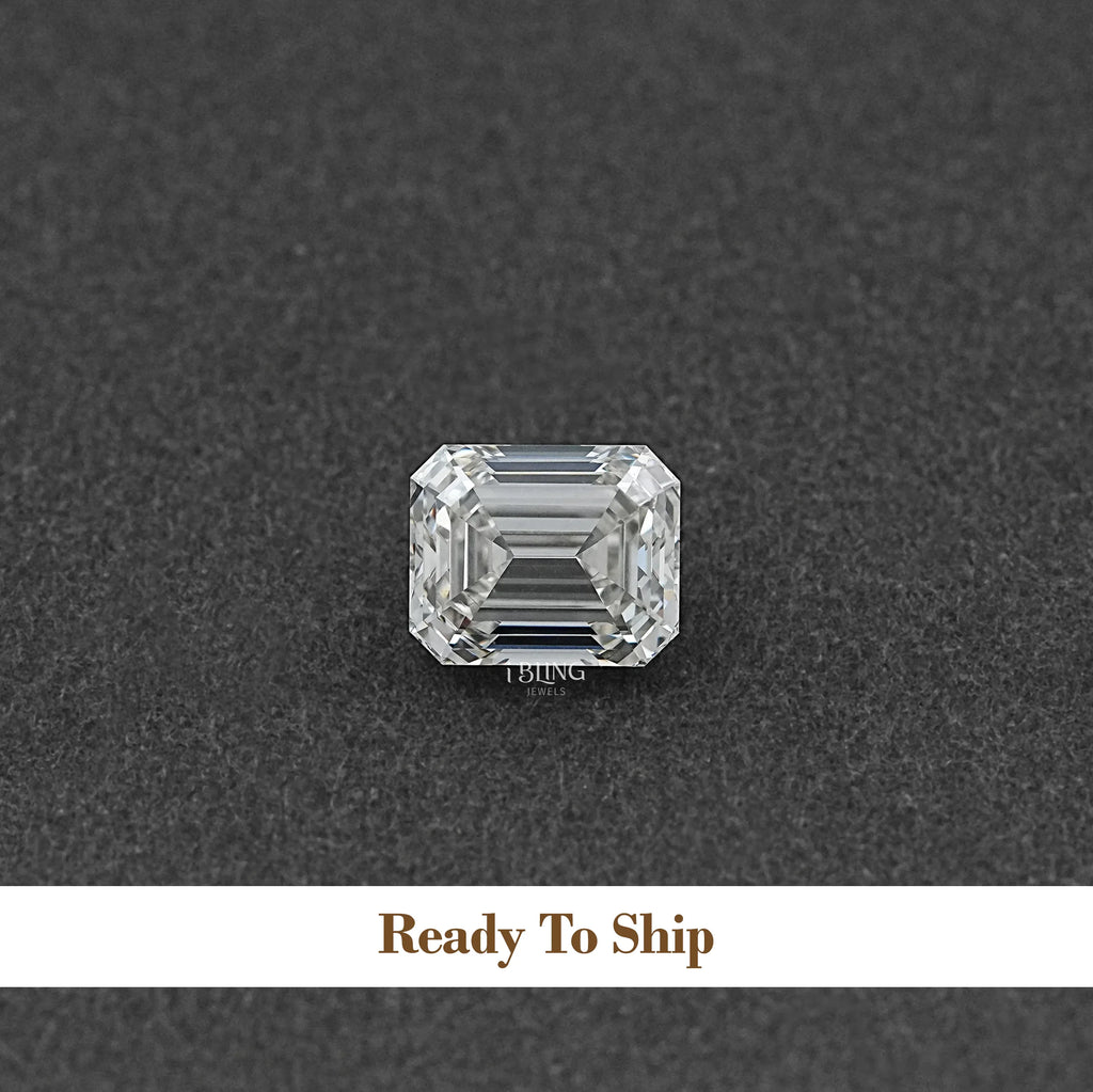 5.90 CT Emerald Cut Lab Grown Diamond Loose
