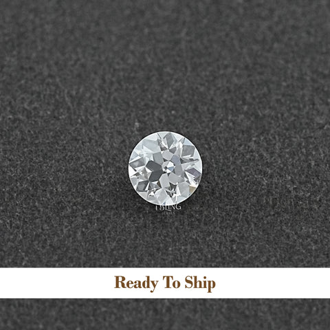 OEC Flower Pattern Round Cut Lab Grown Diamond