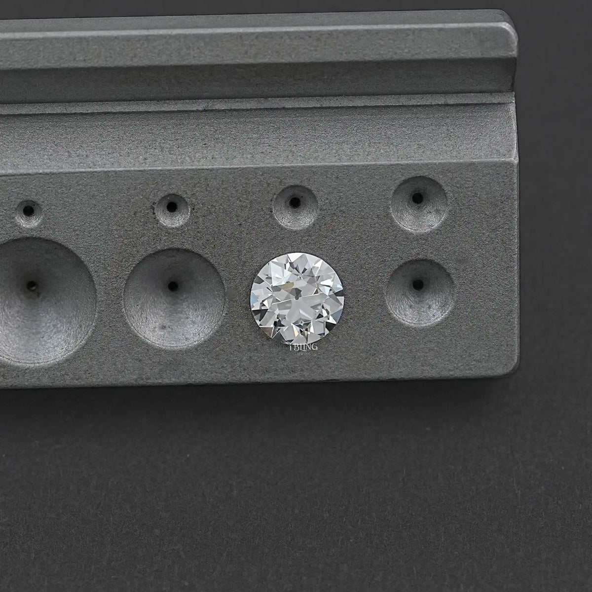 Flower Pattern OEC Round Lab Grown Loose Diamond Loose Diamond