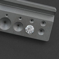 Flower Pattern OEC Round Lab Grown Loose Diamond