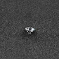 Flower Pattern OEC Round Lab Grown Loose Diamond