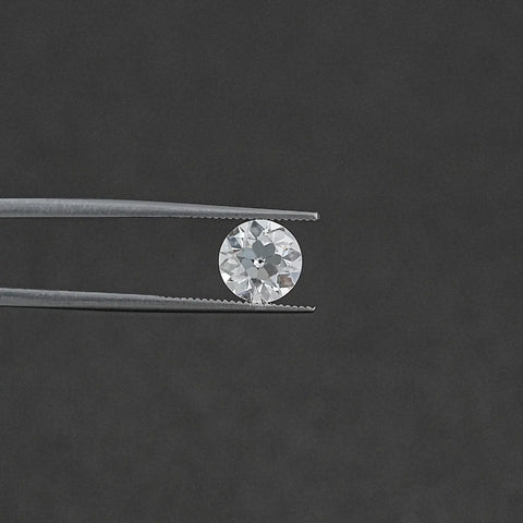 Flower Pattern OEC Round Lab Grown Loose Diamond