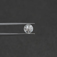 Flower Pattern OEC Round Lab Grown Loose Diamond