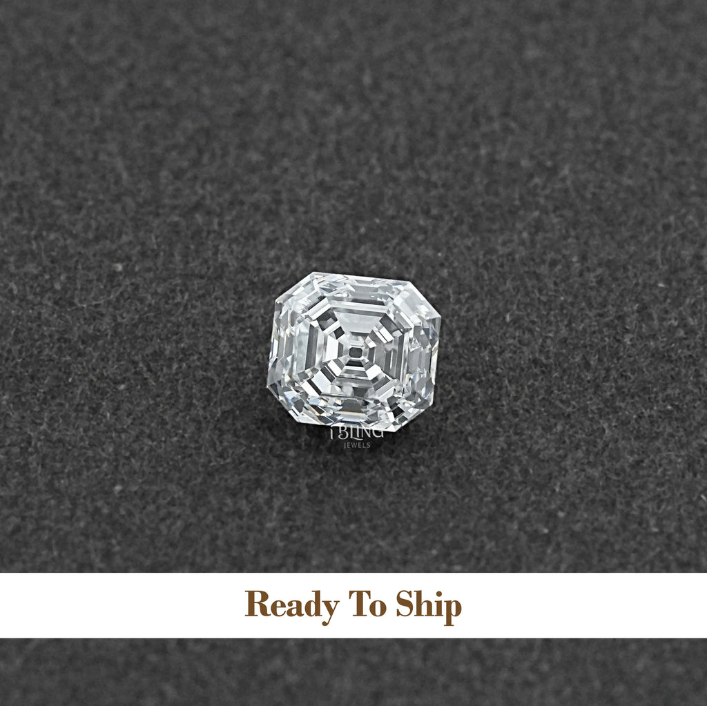 Old Mine Square Emerald Cut Lab Grown Diamond