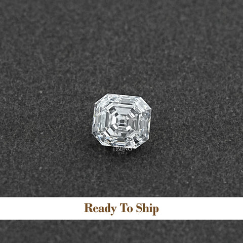 Old Mine Square Emerald Cut Lab Grown Diamond