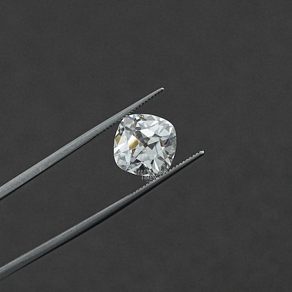 Square Old Mine Cushion Cut Lab Grown Loose Diamond