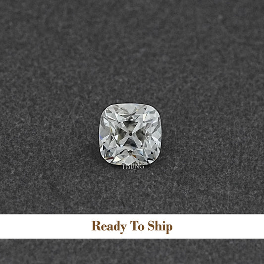 Old Mine Square Cushion Cut Lab Grown Diamond Loose Diamond