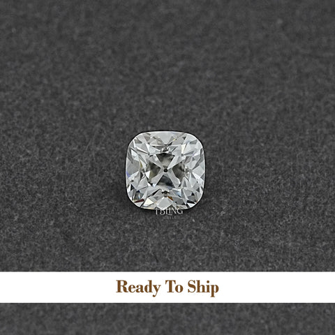 Old Mine Square Cushion Cut Lab Grown Diamond
