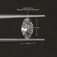 IGI Certified Marquise Lab Grown Diamond Loose