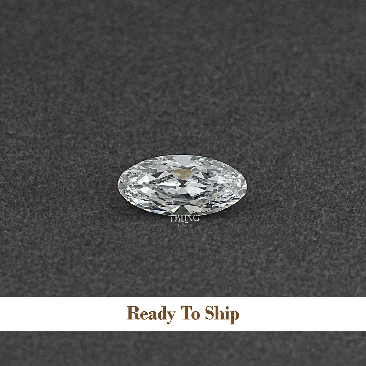 Old Mine Moval Cut Lab Grown Diamond Loose Diamond
