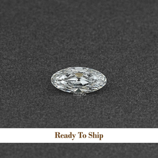 Old Mine Moval Cut Lab Grown Diamond Loose Diamond