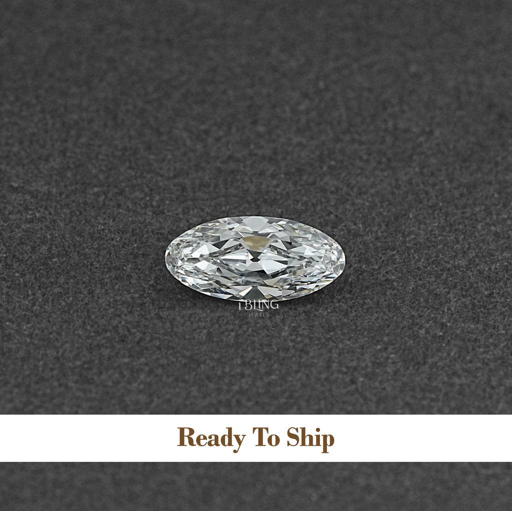 Old Mine Moval Cut Lab Grown Diamond