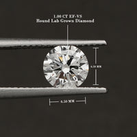 IGI Certified Lab Grown Round Cut Loose Diamond