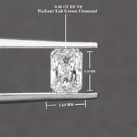 IGI Certified Radiant Cut Lab Grown Loose Diamond