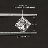 Princess Cut Lab Grown IGI Certified Loose Diamond