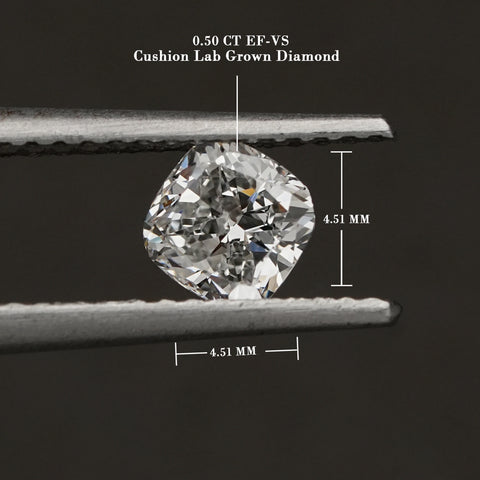 Cushion Cut IGI Certified Lab Grown Loose Diamond
