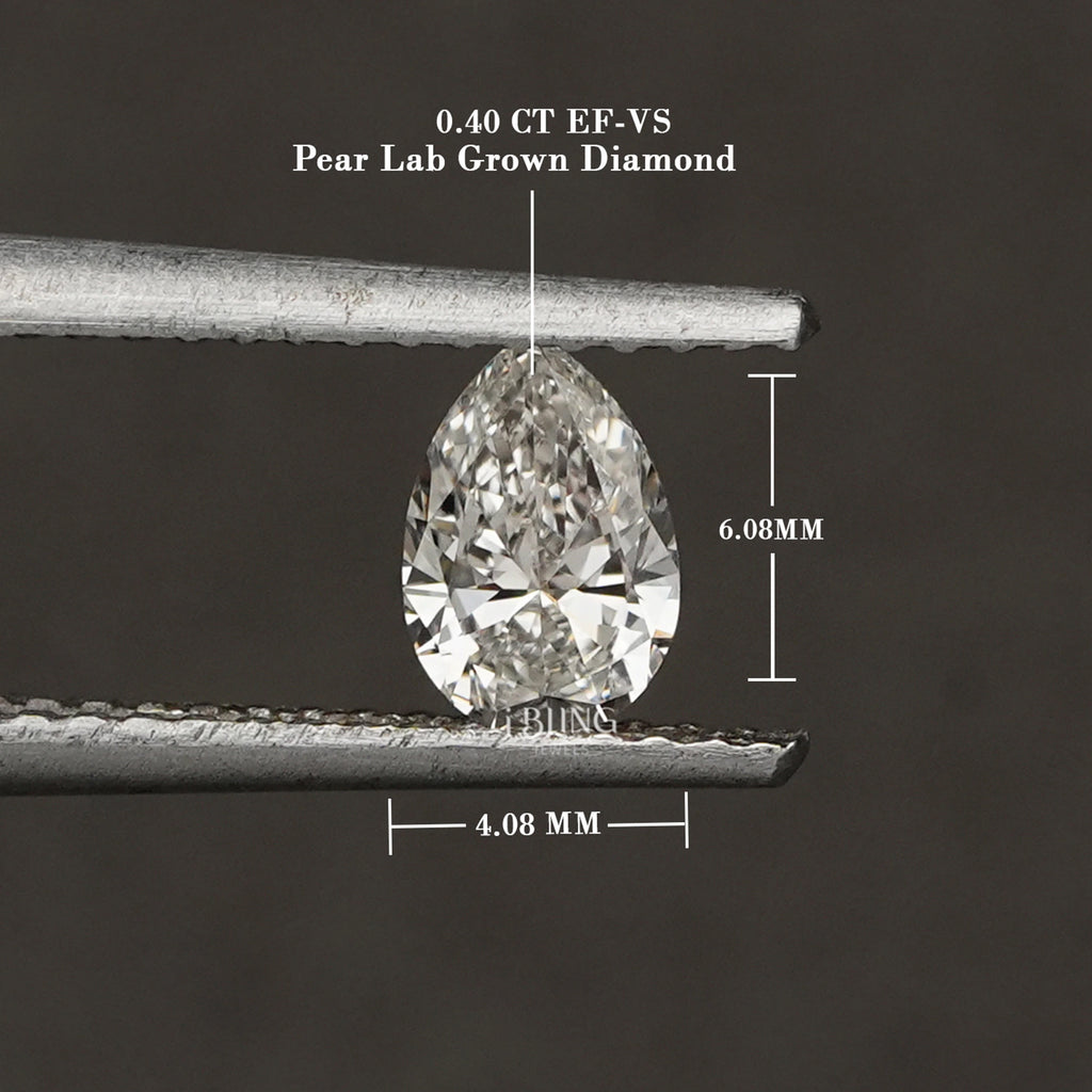 Pear Cut IGI Certified Loose Diamond
