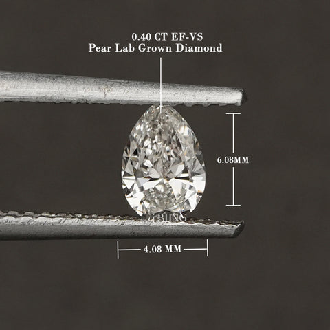 Pear Cut IGI Certified Loose Diamond