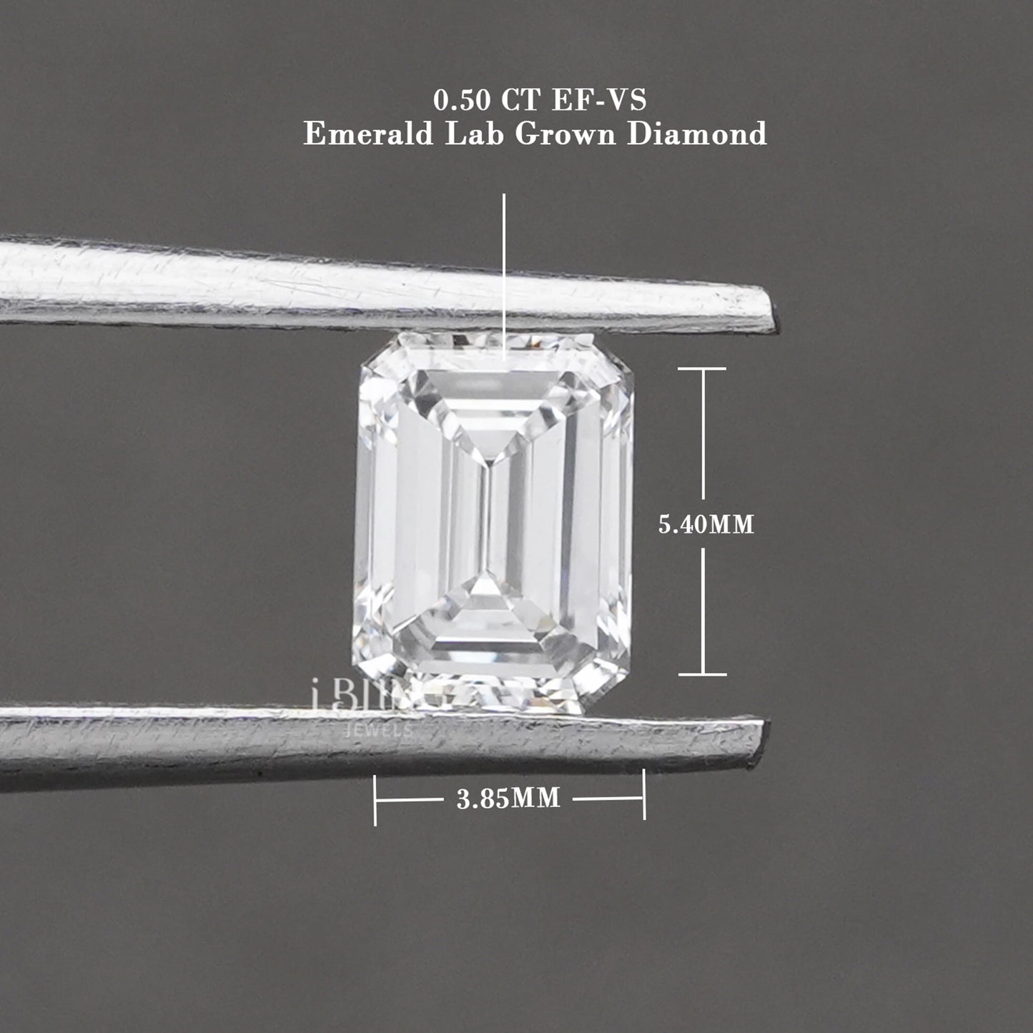 IGI Certified Emerald Cut Lab Grown Diamond IGI Loose Diamond