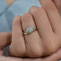 Marquise Diamond  Solitaire Engagement Ring