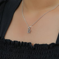 Round Cut Lab Grown Diamond Charm Pendant