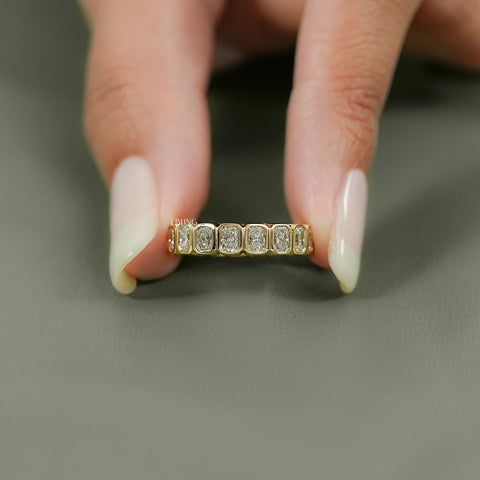 Radiant Lab Grown Diamond Full Eternity Band