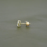 Pear Cut Lab Diamond Single Stud