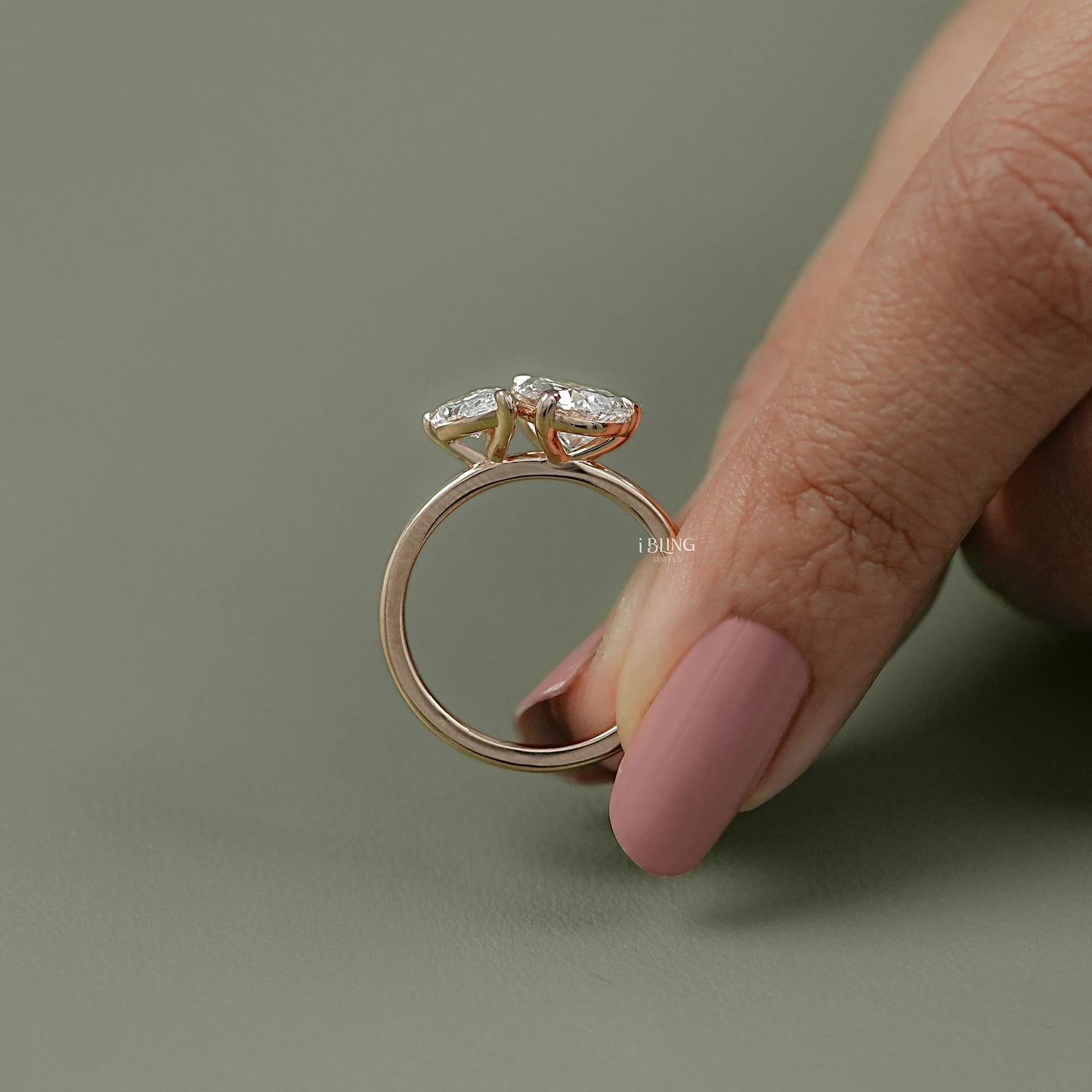 Pear Lab Diamond Dainty Toi Moi Wedding Band