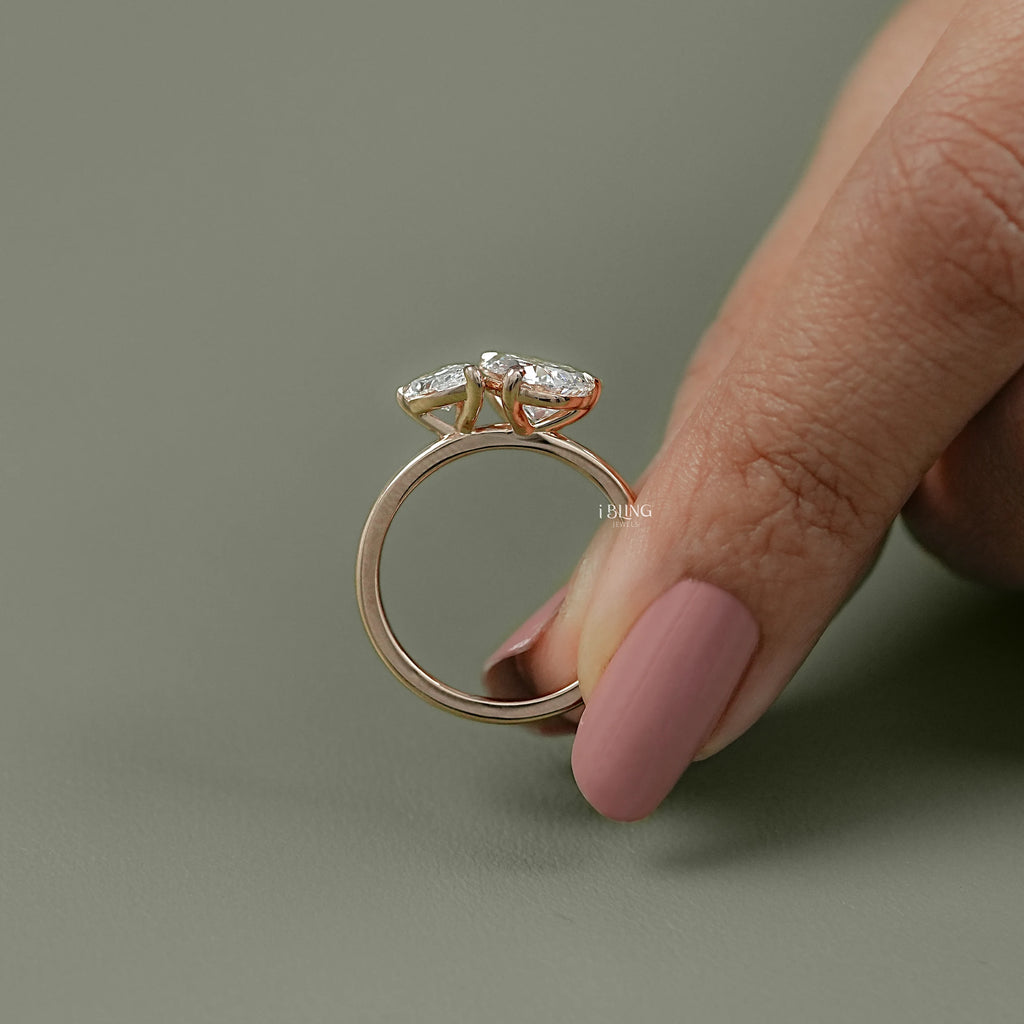Pear Lab Diamond Dainty Toi Moi Wedding Band