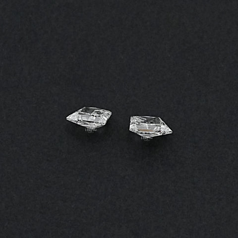 Brilliant Trapezoid Cut Lab Diamond Matching Pair