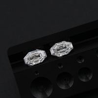 Step Cut Octagon Lab Diamond Matching Pair