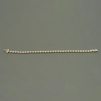Pear Cut Lab Diamond Bezel Set Tennis Bracelet