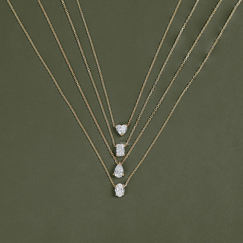 Lab Grown Diamond Solitaire Pendant