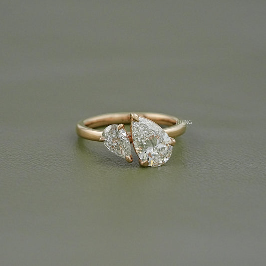 Pear Lab Diamond Dainty Toi Moi Wedding Band
