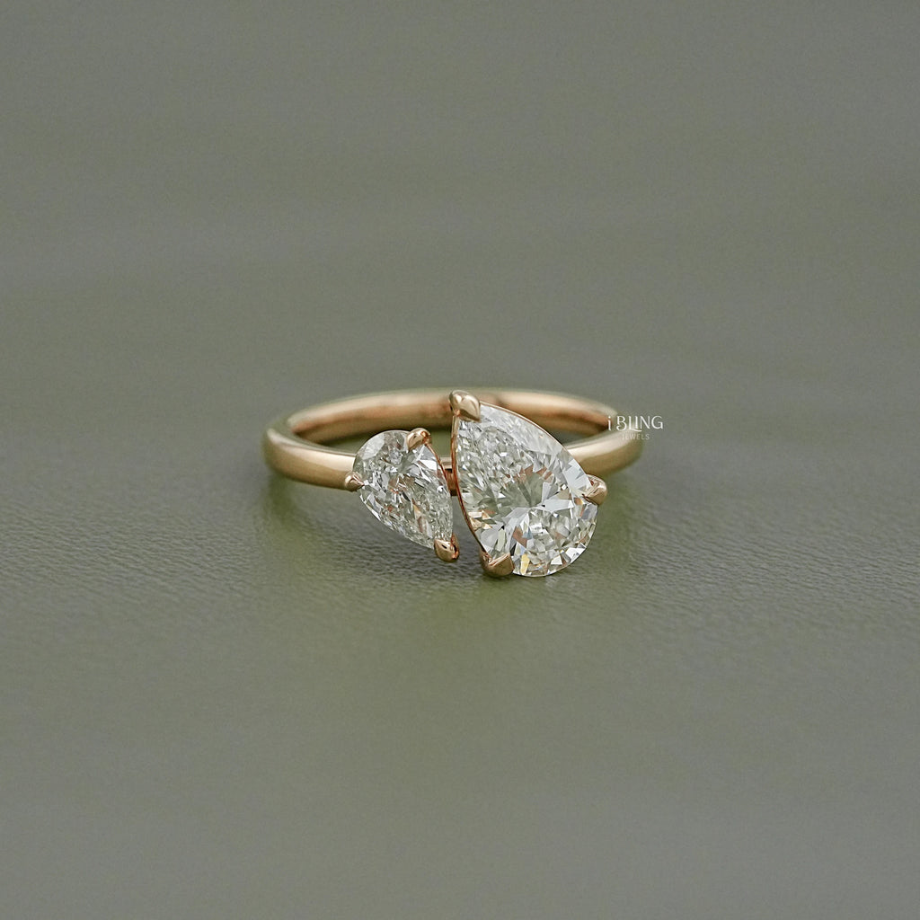 Pear Lab Diamond Dainty Toi Moi Wedding Band