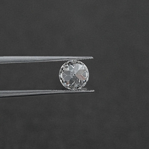 OEC Flower Pattern Round Cut Lab Grown Diamond