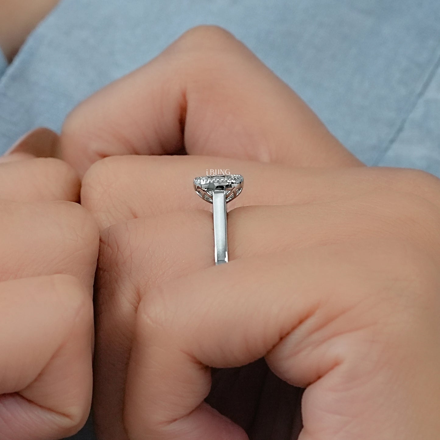 Old Mine Cushion Lab Diamond Solitaire Milgrain Bezel Ring Solitaire Ring