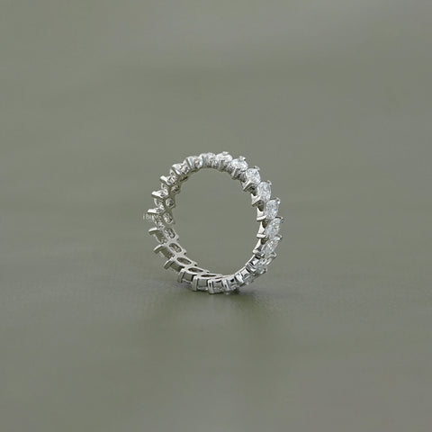 Marquise Cut Lab Diamond Full Eternity Band